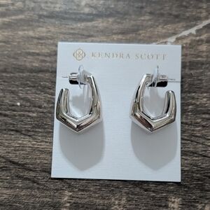 Kendra Scott Silver Geometric Earrings